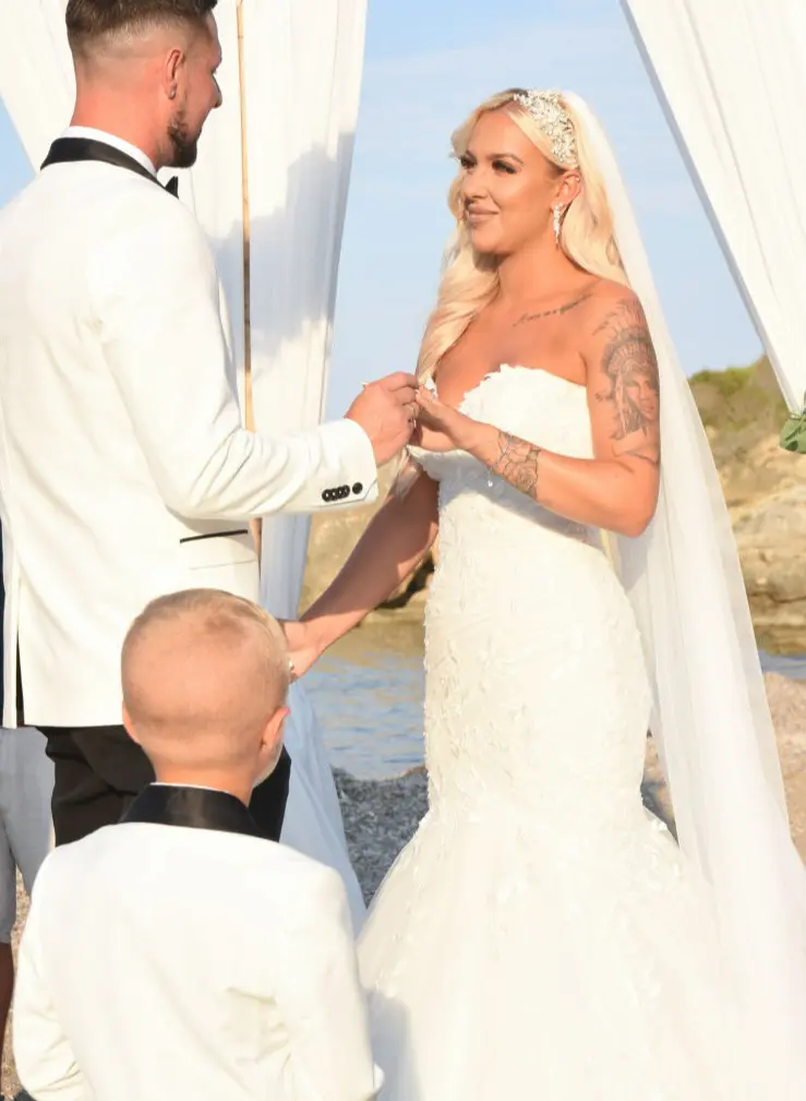 Bride-groom and page boy